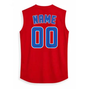 Custom Bluejays Sleeveless Baseball Jersey Personalized Name Number Fanwear