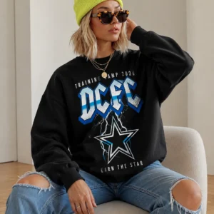 DCFC Training Camp 2026 Earn The Star Sweatshirt for Dallas Football Fans