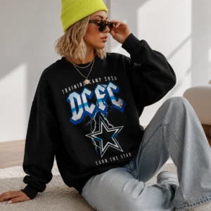 DCFC Training Camp 2026 Earn The Star Sweatshirt for Dallas Football Fans