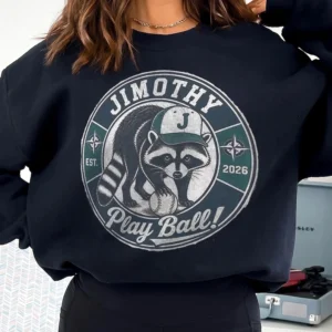 Play Ball Vintage Raccoon Custom Name Graphic Tee Retro Baseball Mom Shirt