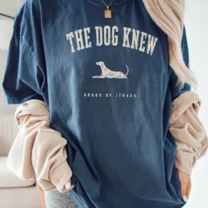 The Dog Knew Argos of Ithaca Greek Mythology Vintage Tee Bookish Gift for Literature Teachers