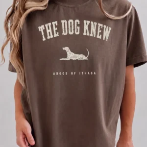 The Dog Knew Argos of Ithaca Greek Mythology Vintage Tee Bookish Gift for Literature Teachers