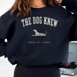 The Dog Knew Argos of Ithaca Greek Mythology Vintage Tee Bookish Gift for Literature Teachers