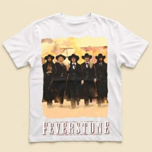 Feverstone Vintage Western Cowgirl Graphic Tee Retro Country Music Shirt
