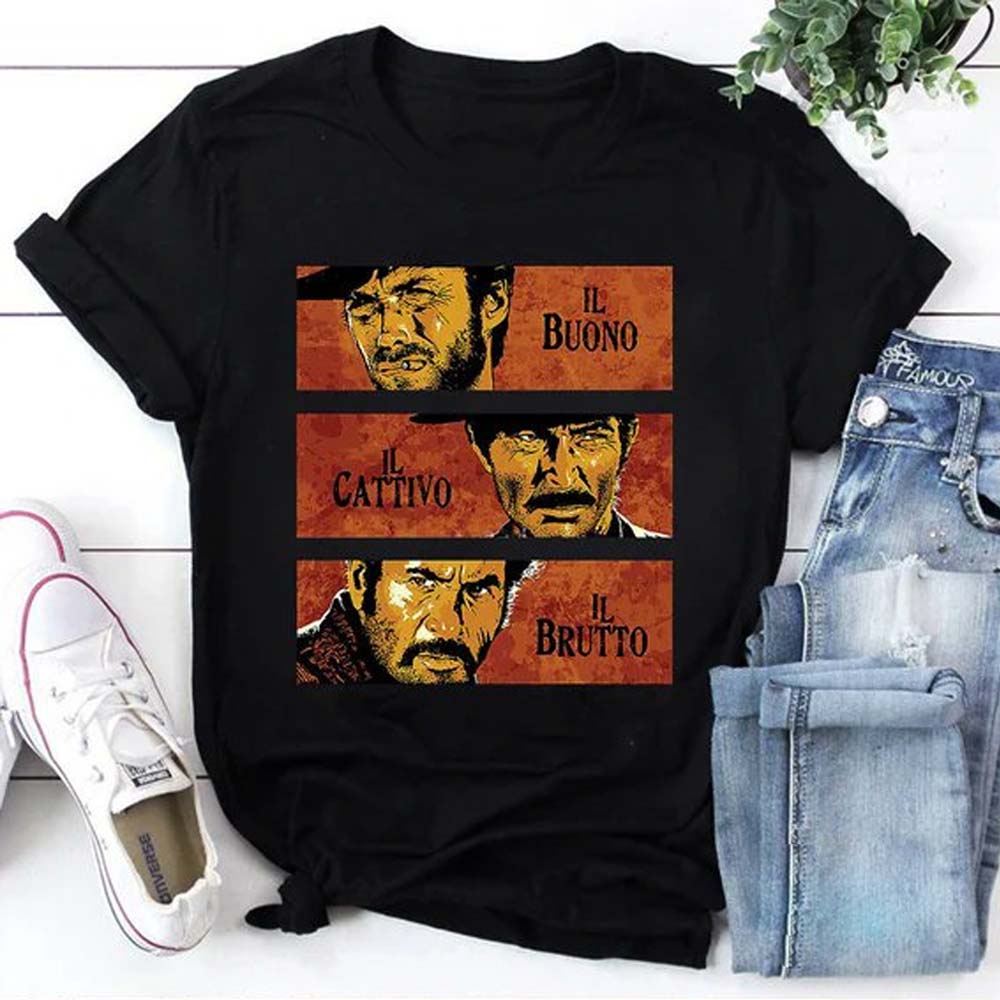 Il Buono Il Cattivo Il Brutto The Good The Bad And The Ugly Vintage Movie Tee