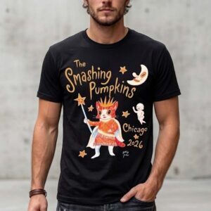 The Smashing Pumpkins Chicago 2026 Vintage Concert Tee Alt-Rock Band Tour T-Shirt