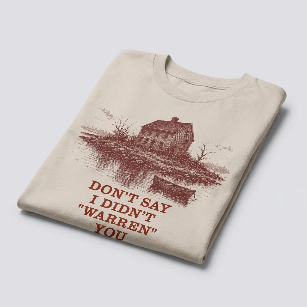 Funny Warren Pun T-Shirt Vintage Rowboat Graphic Tee Men's Humor Gift For Warren