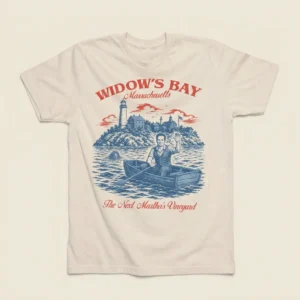 Widow's Bay Massachusetts Vintage Travel Shirt, The Next Martha's Vineyard Parody Graphic Tee