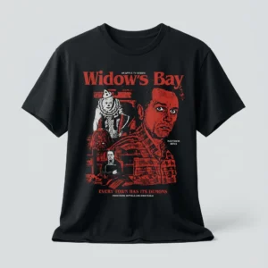 Widow's Bay Matthew Rhys T-Shirt Every Town Has Its Demons Vintage Horror Graphic Tee Apple TV Series Fan Apparel