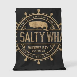 Vintage New England Coastal Graphic Tee The Salty Whale Fictional Seafood Restaurant Shirt Lobster Lover Vacation Apparel