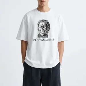 Vintage Cyclops Polyamorus Tee Funny Greek Mythology ENM Graphic T-Shirt