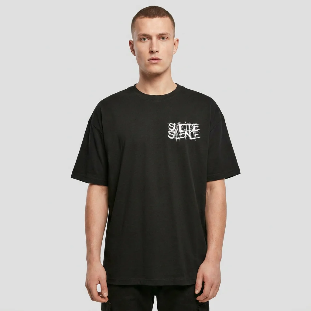 Suicide Silence Reminders Of Hell Tour Graphic Tee Deathcore Metal Band Concert Shirt