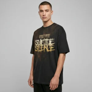 Suicide Silence Emmure Reminders Of Hell Tour Graphic Tee Heavy Metal Concert Shirt