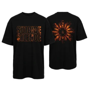 Suicide Silence Reminders Of Hell Tour 2026 Graphic Tee Deathcore Metal Band T-Shirt For Concert Season