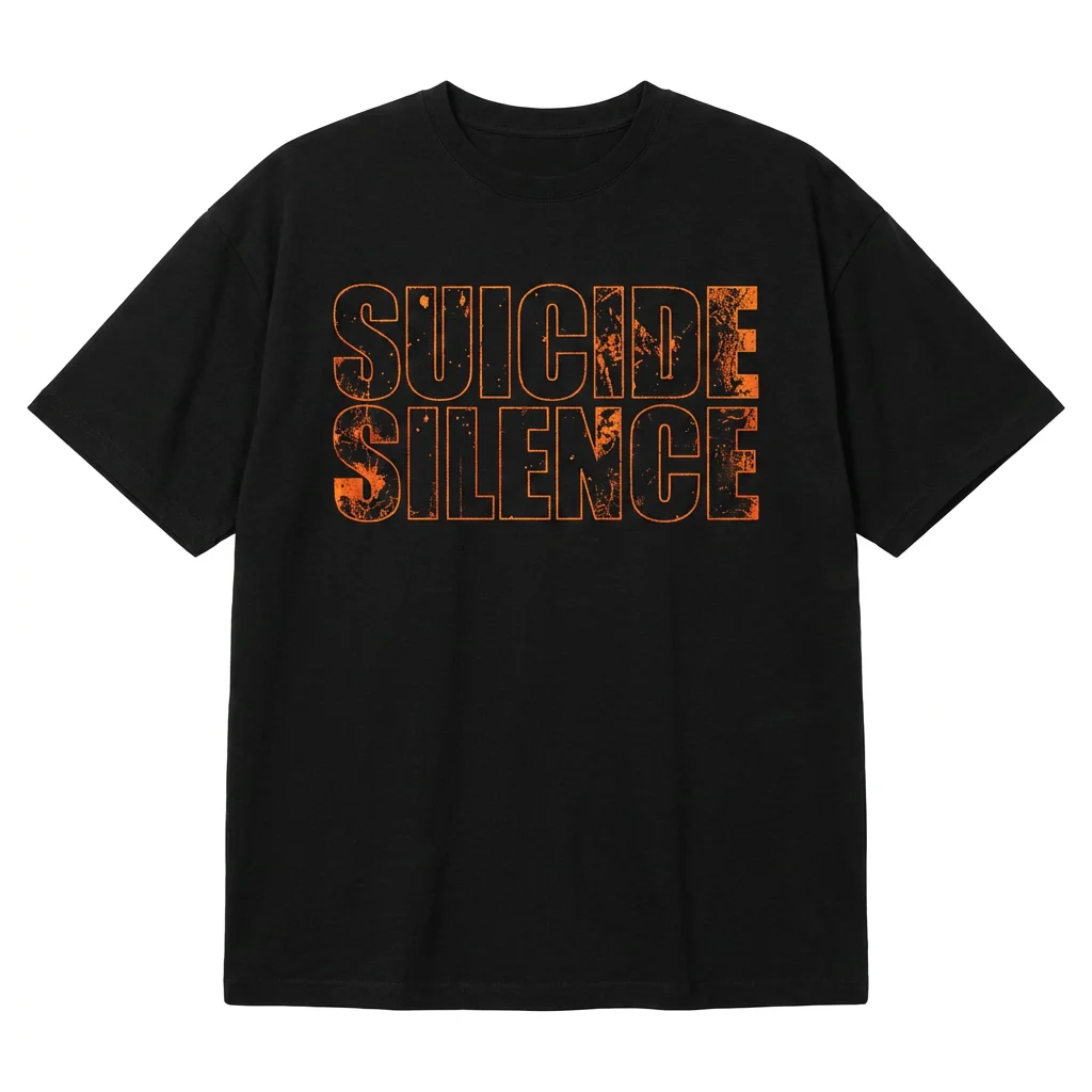 Suicide Silence Reminders Of Hell Tour 2026 Graphic Tee Deathcore Metal Band T-Shirt For Concert Season