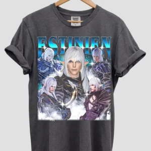 Estinien Estinien Varlineau Vintage Bootleg Style Tee Final Fantasy XIV Gamer Gift