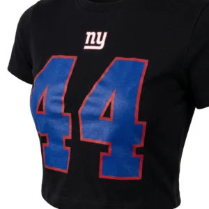 NY Skattebo 44 Giants Crop Top Tee for Women