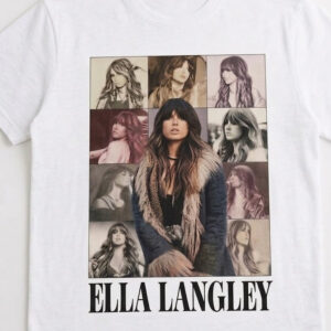 Ella Langley Vintage Collage T-Shirt | Retro Country Merch