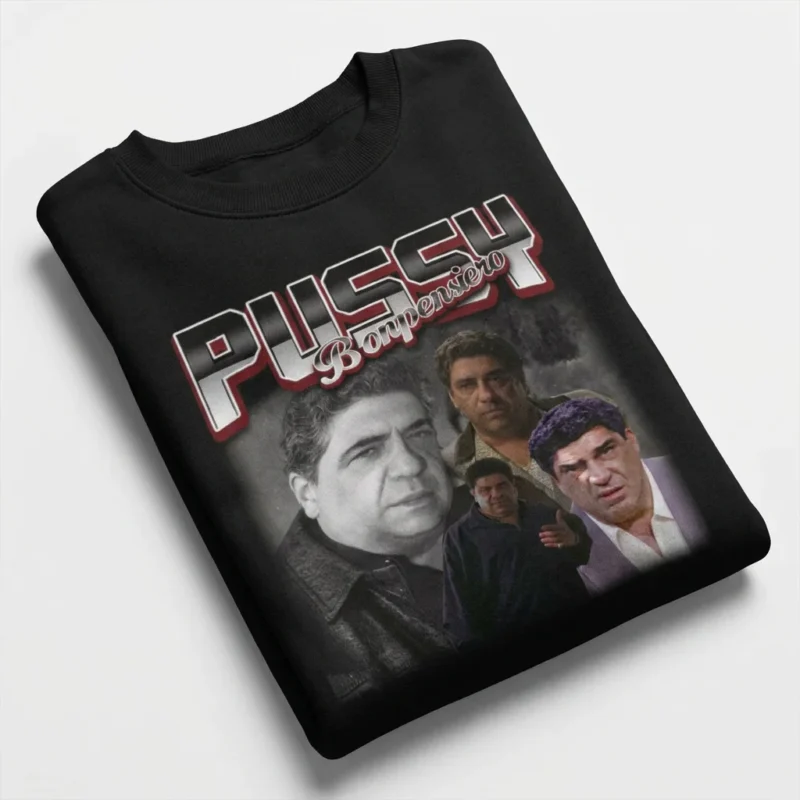 Vincent Pastore 1946-2026 Vintage Bootleg Bonpensiero Sweatshirt Vintage Mobster TV Fan Graphic Crewneck