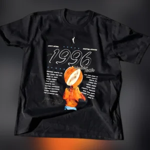 1996 World Tour Tee Vintage Basketball Graphic T-Shirt Retro Urban Streetwear Shirt available at our Los Angeles warehouse