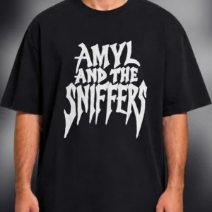 Amyl And The Sniffers Tee Vintage Punk Rock Band Merch Graphic Shirt for Concert Fans