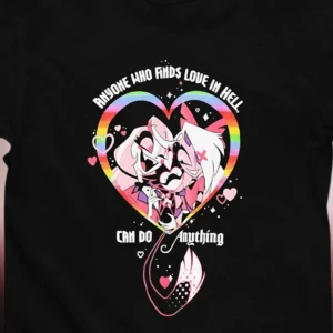 Anyone Who Finds Love in Hell Can Do Anything Tee, Dark Romance Anime Fan Graphic T-Shirt