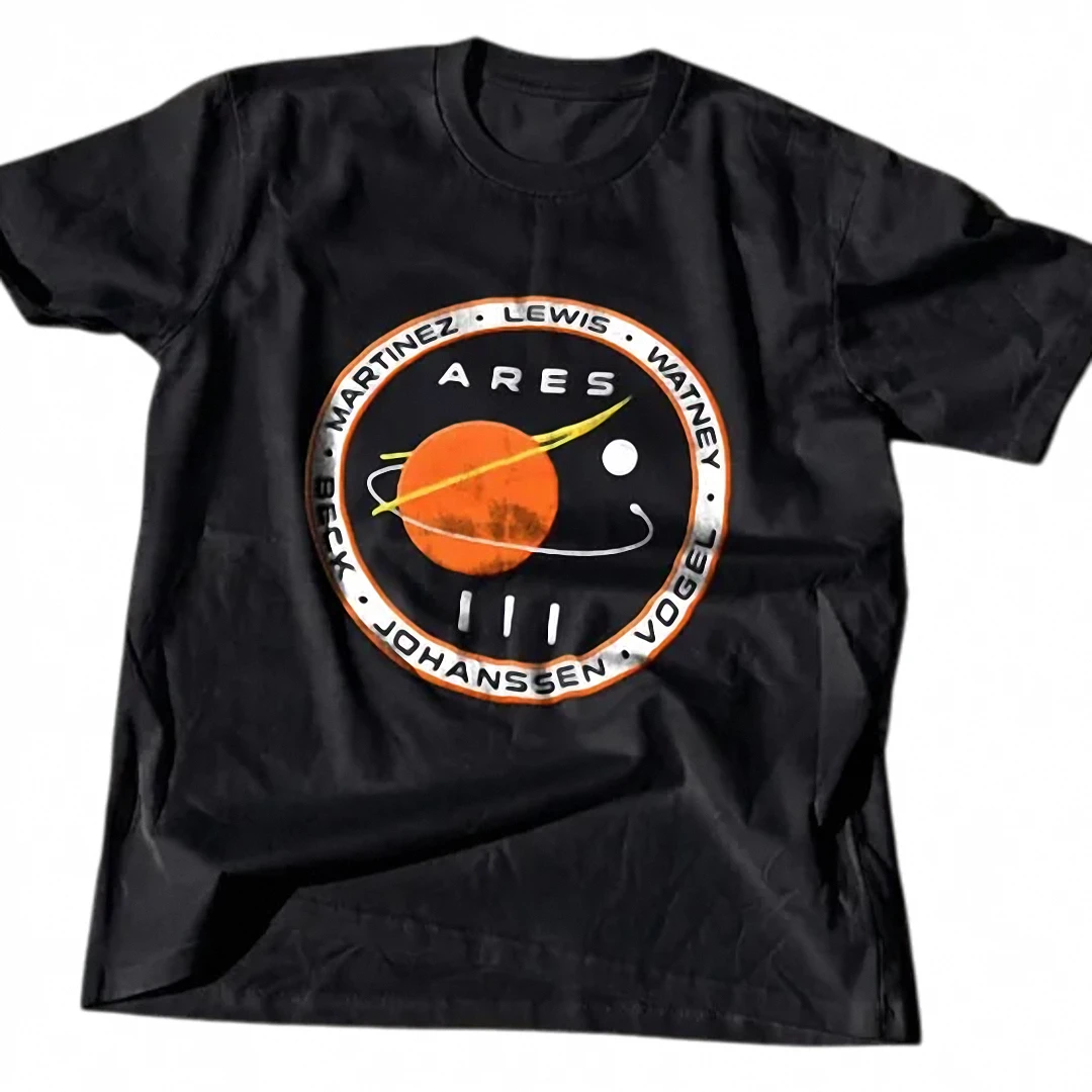 Ares III Tee The Martian Mission Patch Space Graphic T-Shirt Gift for Sci-Fi Fans available at our Los Angeles warehouse