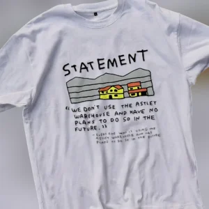 Astley Warehouse Statement Graphic Tee, Funny Quirky Doodle Art T-Shirt, Hand Drawn Sarcastic Slogan available at our Los Angeles warehouse