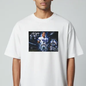 AT&T Stadium Football Player 75 Graphic Tee, Dallas Game Day Sports Fan Shirt available at our Los Angeles warehouse