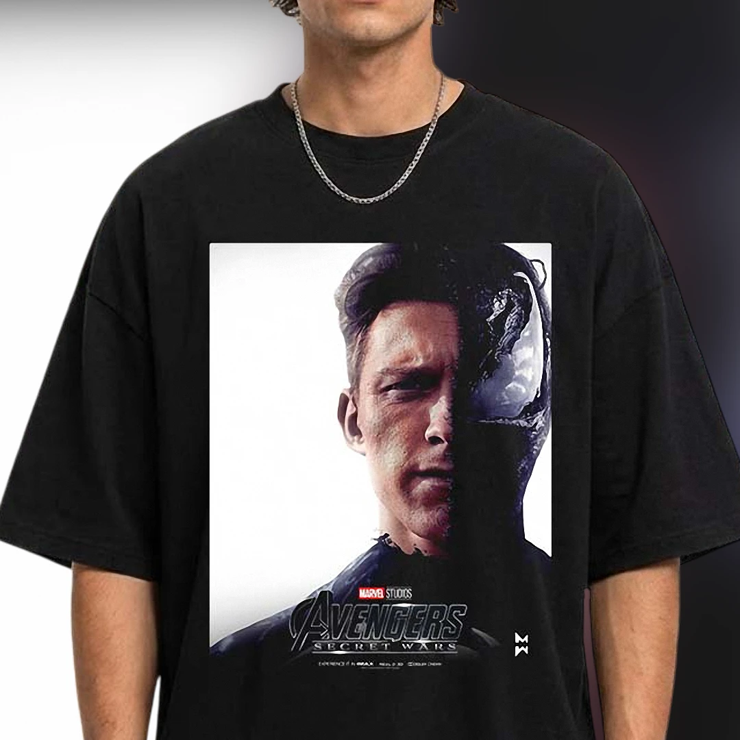 Avengers Secret Wars Tom Holland Spider-Man Venom Symbiote T — Los Angeles Avengers Secret Wars Tom Holland Spider-Man Venom Symbiote Tee, Marvel Movie Graphic T-Shirt Gift fo available at our Los Angeles warehouse