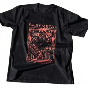 Babymetal 2026 Tee Heavy Metal Band Graphic Shirt Tour Merch available at our Los Angeles warehouse