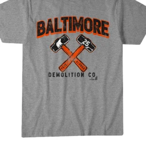 Baltimore Demolition Co Pete Alonso 25 Tee Vintage Baseball Player Graphic T-Shirt available at our Los Angeles warehouse
