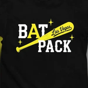 Bat Pack Las Vegas Tee Vintage Baseball Graphic Shirt Gift for Sports Fans