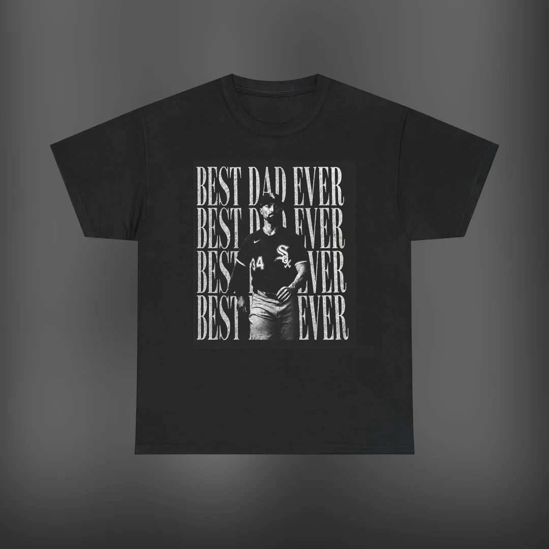 Best Dad Ever Baseball Graphic Tee, Vintage Sports Tribute T-Shirt Gift for Dads available at our Los Angeles warehouse
