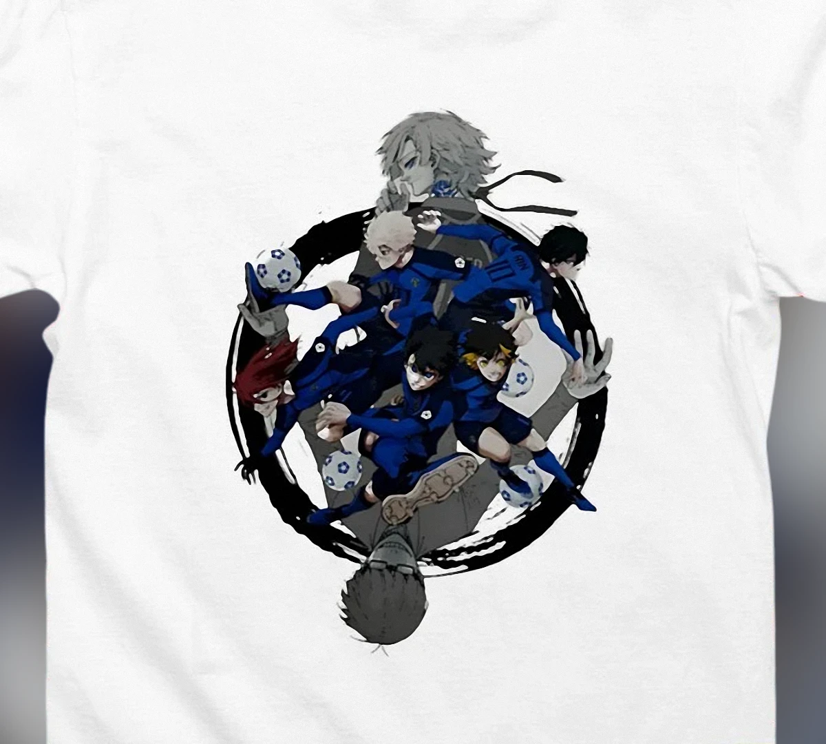 Blue Lock Characters Graphic Tee, Japanese Anime Soccer Manga Shirt, Unisex Streetwear Tee Gift for Anime Fans