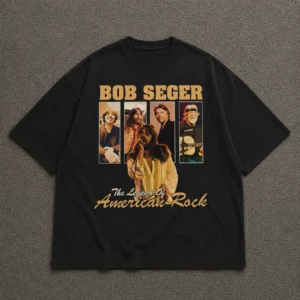 Bob Seger The Legend Of American Rock Vintage Tee Classic Rock Music Gift