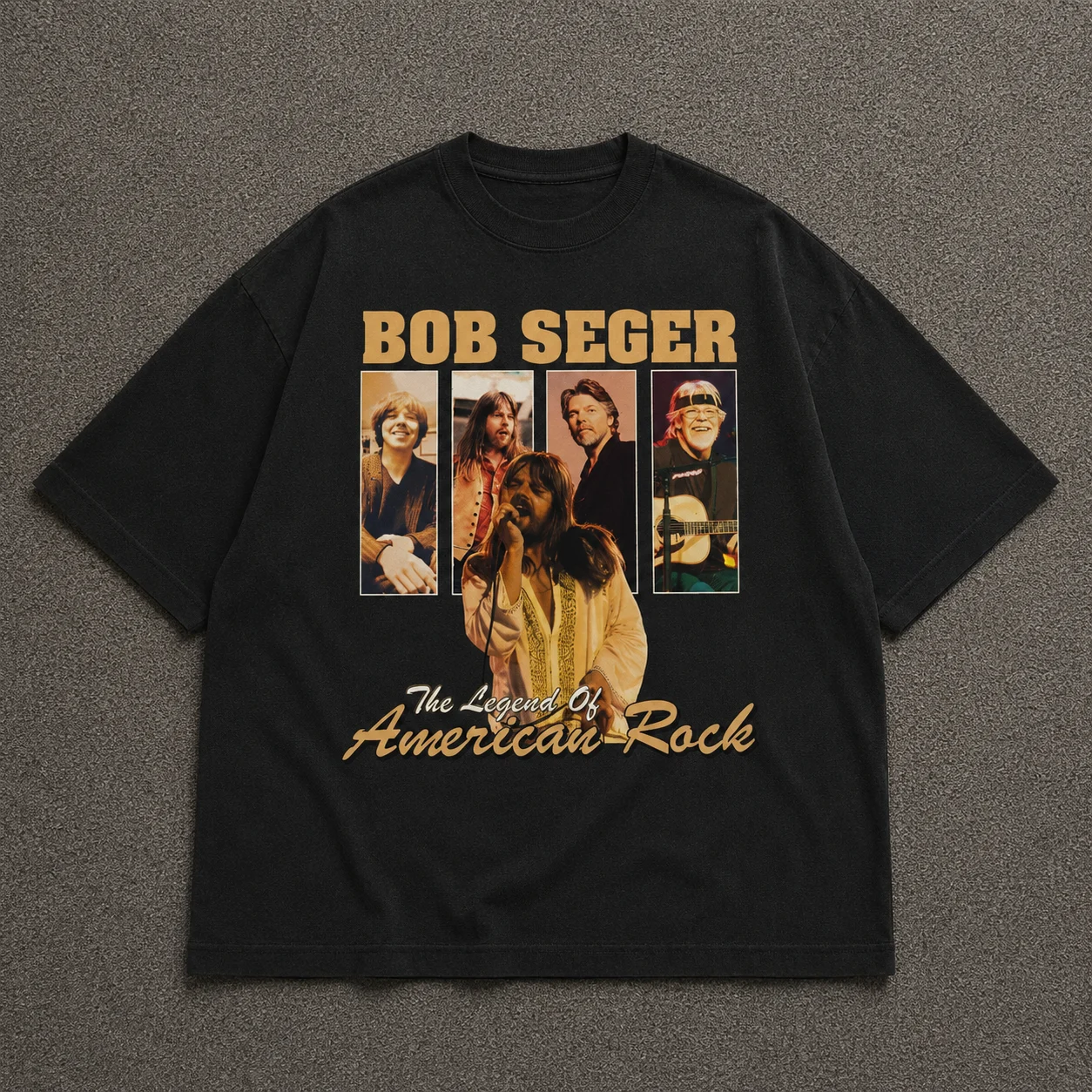 Bob Seger The Legend Of American Rock Vintage Tee Classic Rock Music Gift