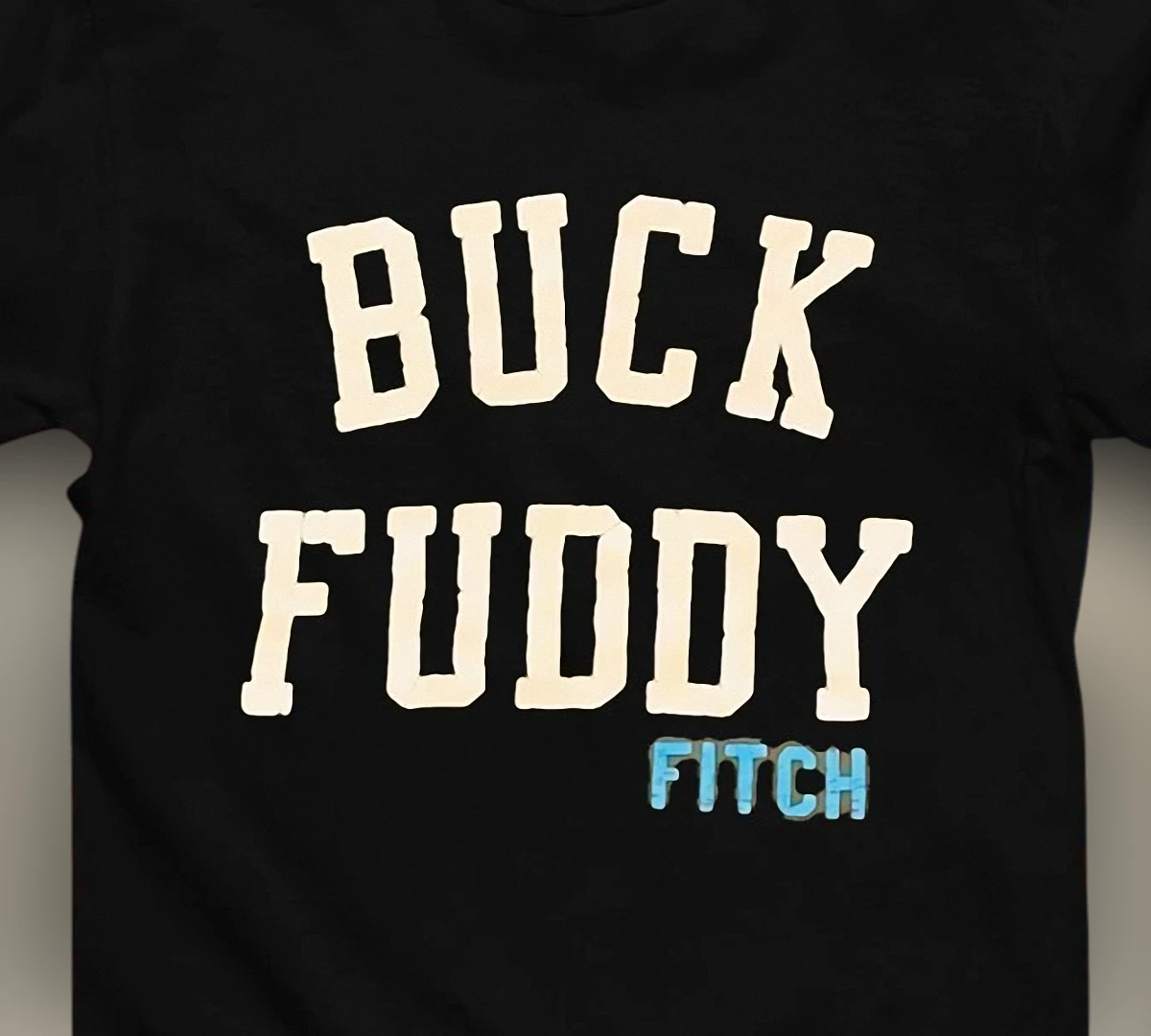 Buck Fuddy Fitch Sarcastic Parody Graphic Tee Funny Novelty Statement Shirt Gift
