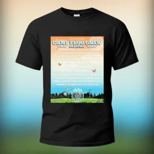 Camp Flog Gnaw Carnival Tee Tyler The Creator Festival Lineup Graphic Shirt available at our Los Angeles warehouse