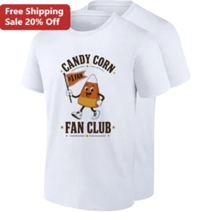 Candy Corn #1 Fan Fan Club Tee, Cute Halloween Candy Corn Lover Gift for Fall available at our Los Angeles warehouse