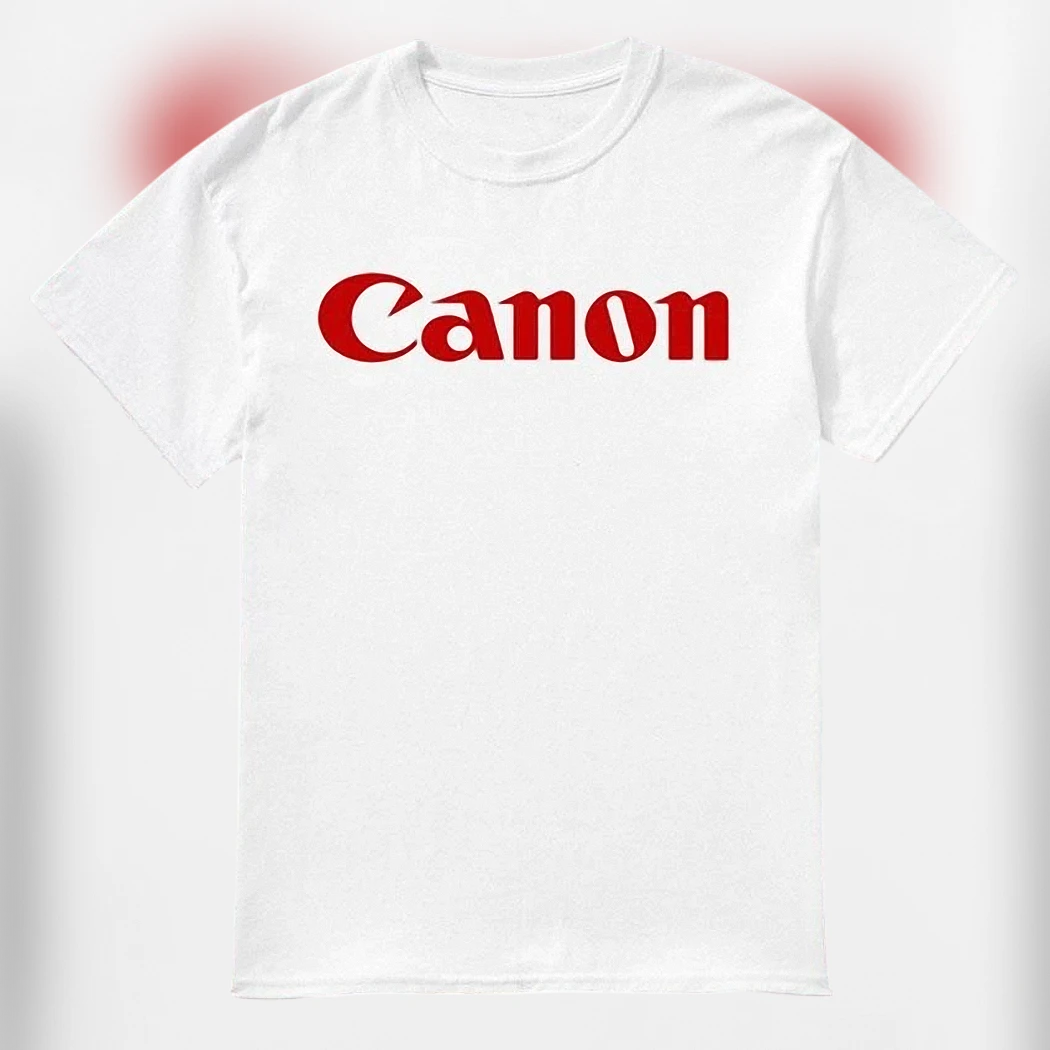 Canon Camera Logo Graphic Tee, Vintage Photography Lover Shirt Gift for Photographers