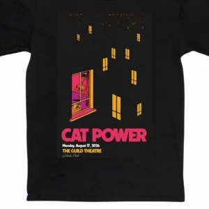 Cat Power Concert Tee The Guild Theatre Menlo Park August 17 2026 Commemorative Tour Date Shirt