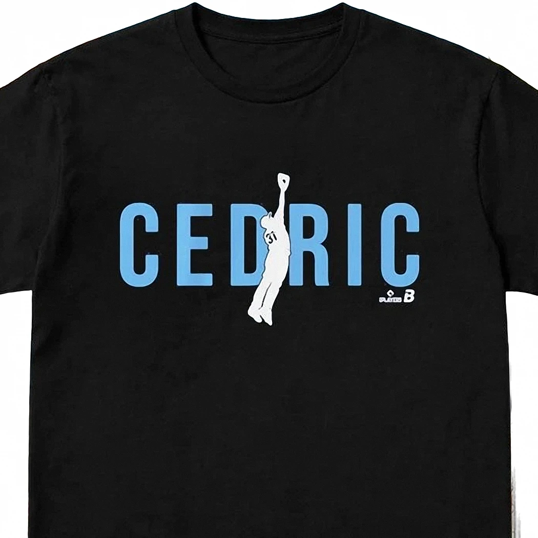Cedric Mullins Tee #31 Baseball Catch Graphic Shirt for Fans