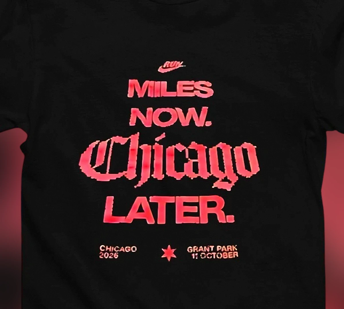 Chicago Marathon 2026 Tee Miles Now Chicago Later Grant Park October 11 Race Day Running Shirt Gift