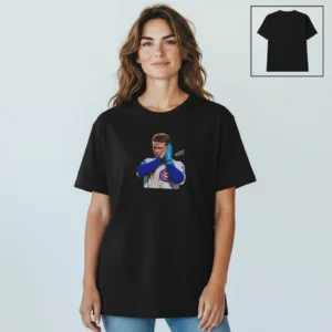Cody Bellinger Tee Chicago Baseball Celebration Graphic T-Shirt for Fans available at our Los Angeles warehouse