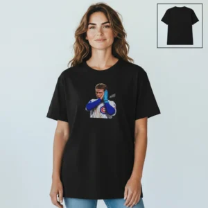 Cody Bellinger Tee Chicago Baseball Fan Graphic Shirt available at our Los Angeles warehouse