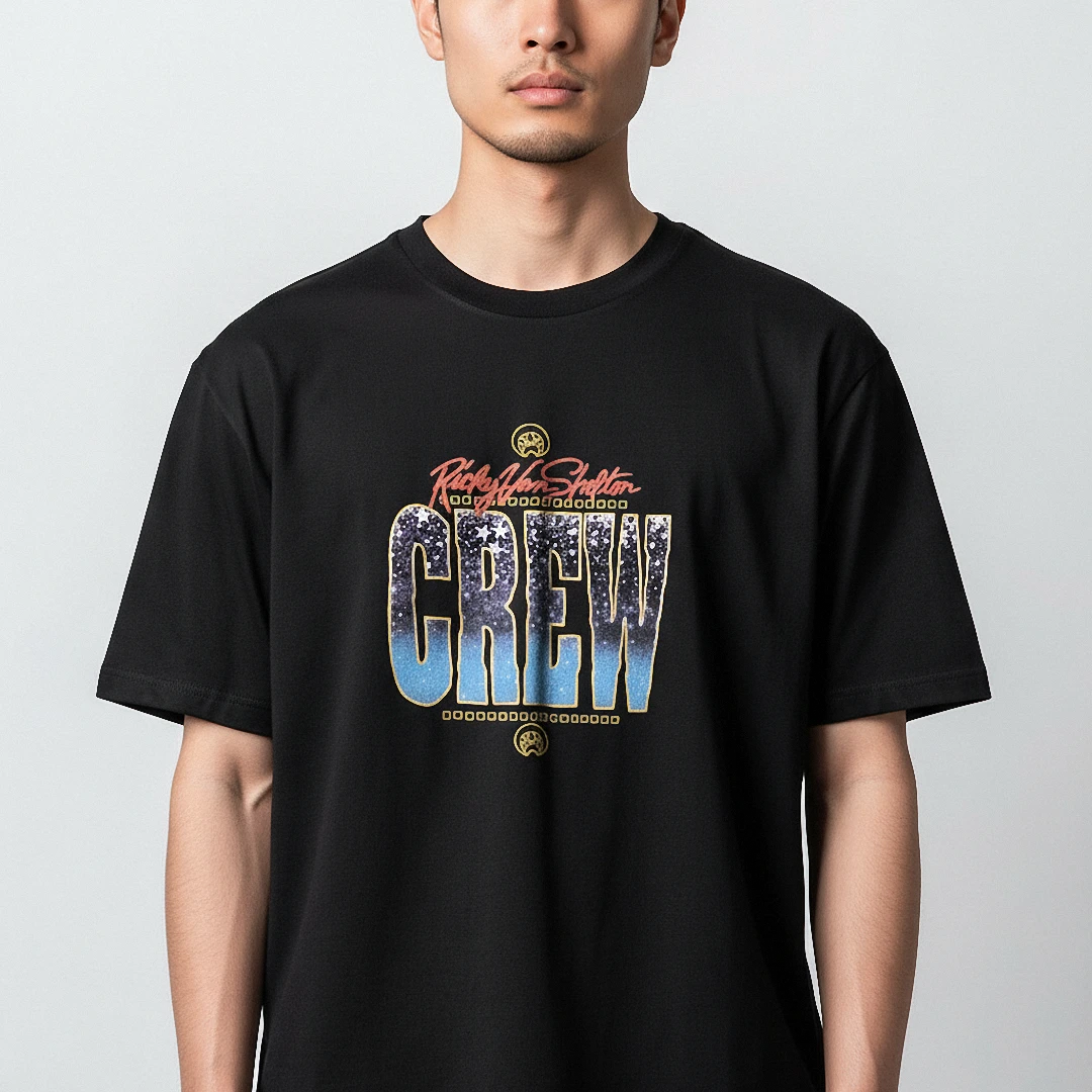CREW Tee Vintage Country Music Style Graphic T-Shirt for Men — Los Angeles CREW Tee Vintage Country Music Style Graphic T-Shirt for Men and Women available at our Los Angeles warehouse