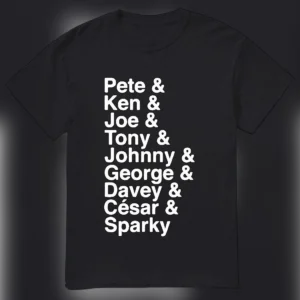 Custom Name List Tee Personalized Stacked Names Shirt for Family Reunion, Team Events and Group Trips