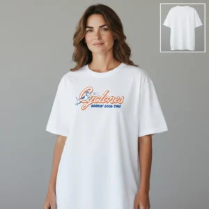 Cyclones Barkin Good Time Tee Retro Dog Sports Graphic T-Shirt Gift for Fans available at our Los Angeles warehouse