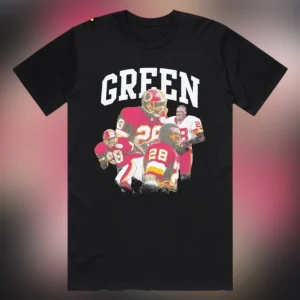 Darrell Green Vintage 90s Graphic Tee, Retro Football Legend Bootleg Shirt for Sports Fans available at our Los Angeles warehouse